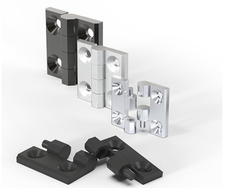 NEW SCREW-ON HINGE WITH A HIGHLIGHT: NO HINGE PIN NECESSARY